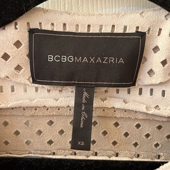 BCBGMaxAzria Cropped faux suede jacket - Picture 2 of 5